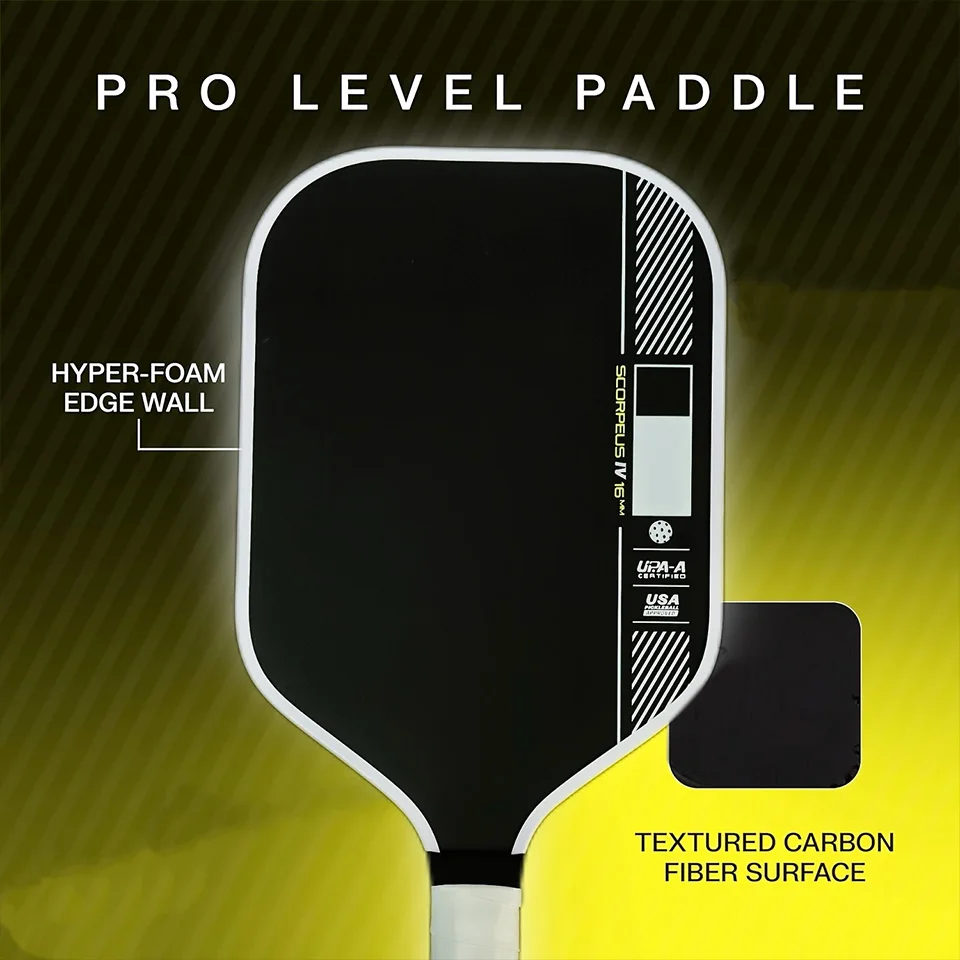 USAPA Approved Graphite Pickleball Paddle - Lightweight Precision Control Racquet for Indoor & Outdoor Play - Image 4