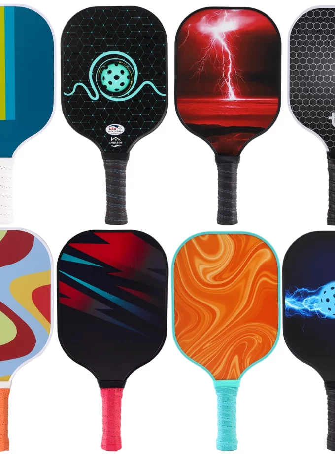 USAPA Approved Graphite Pickleball Paddle - Lightweight Precision Control Racquet for Indoor & Outdoor Play