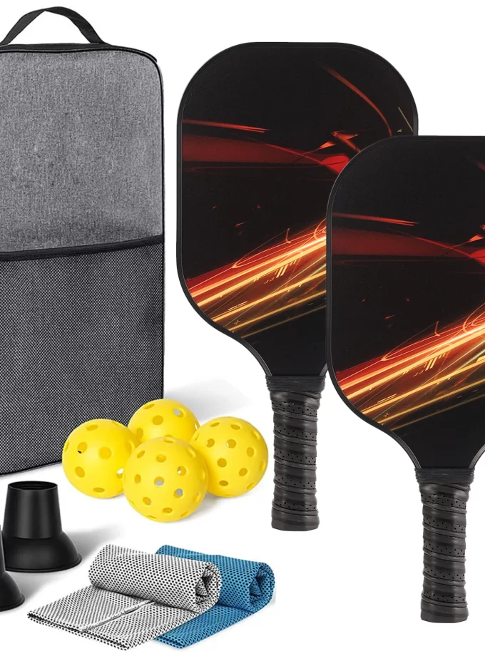 USAPA Approved Graphite Pickleball Paddle - Lightweight Precision Control Racquet for Indoor & Outdoor Play
