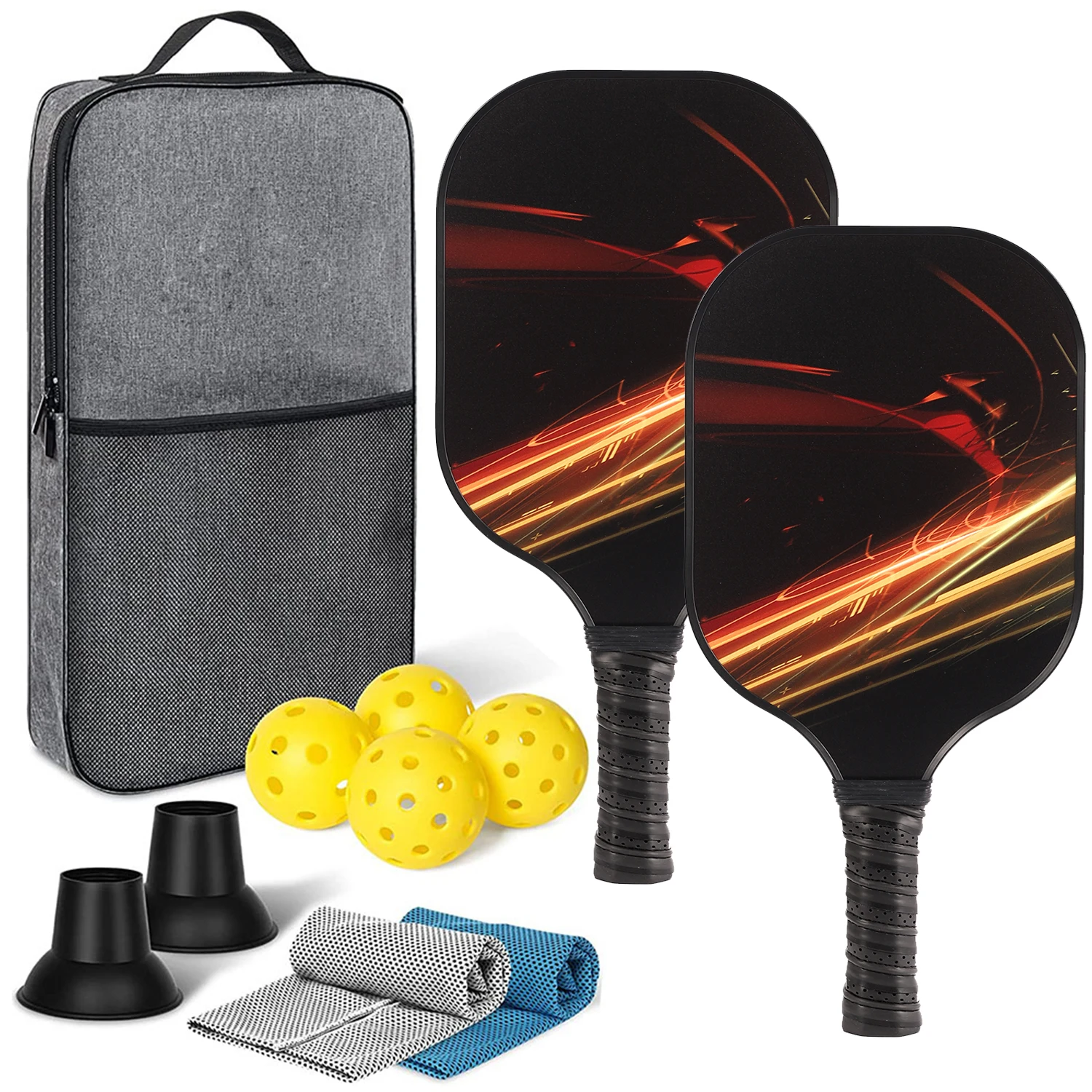 USAPA Approved Graphite Pickleball Paddle - Lightweight Precision Control Racquet for Indoor & Outdoor Play - Image 6