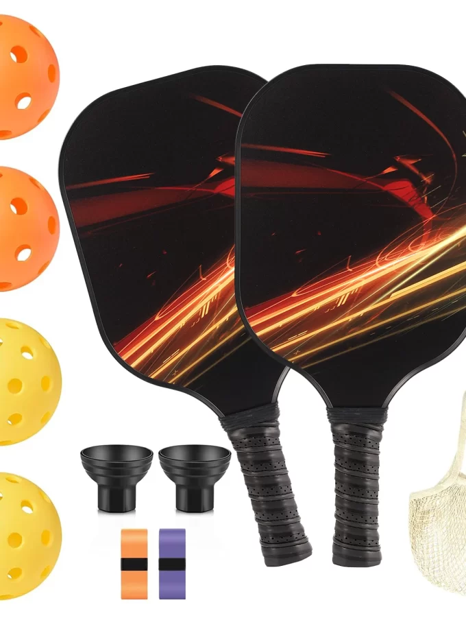 USAPA Approved Graphite Pickleball Paddle - Lightweight Precision Control Racquet for Indoor & Outdoor Play