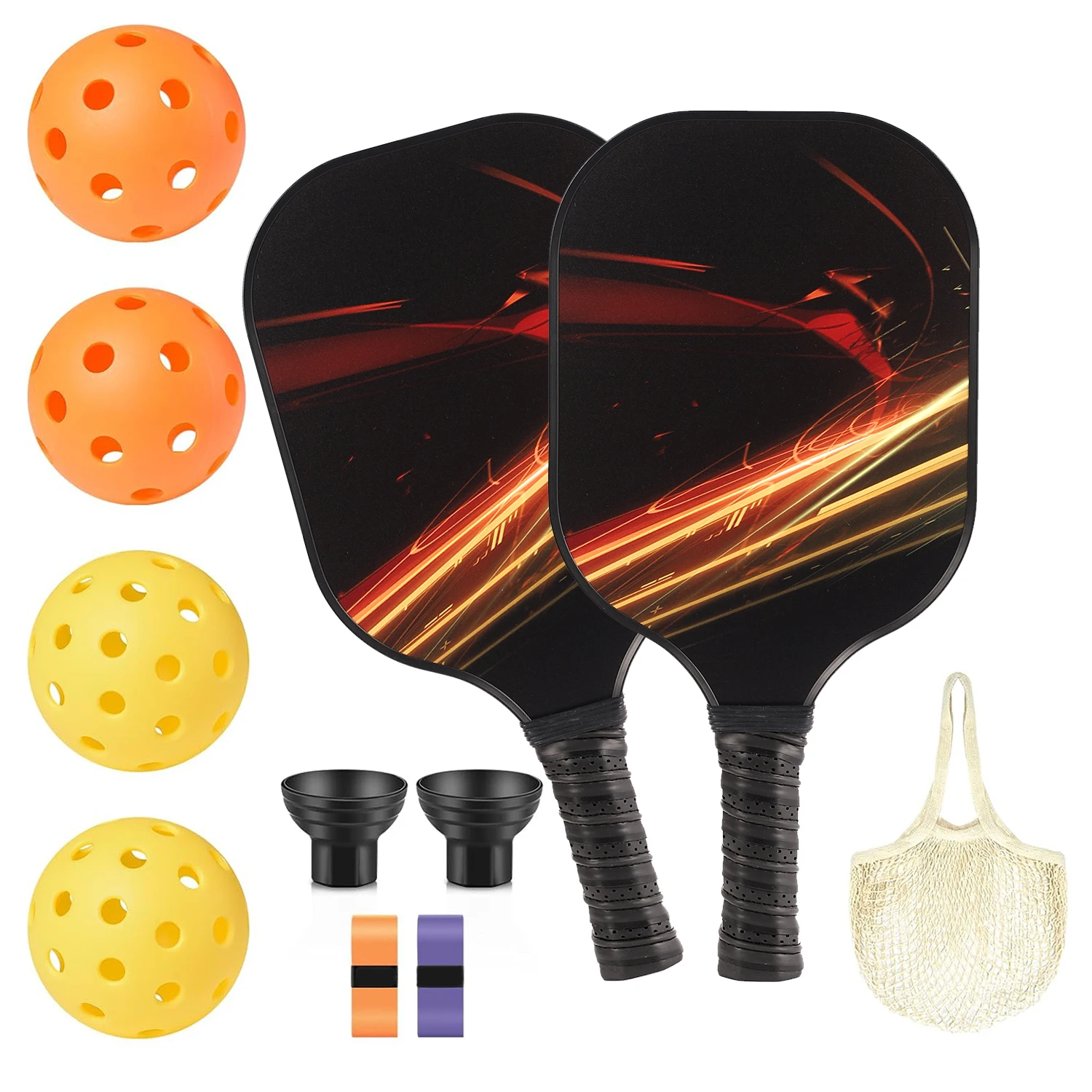 USAPA Approved Graphite Pickleball Paddle - Lightweight Precision Control Racquet for Indoor & Outdoor Play - Image 5