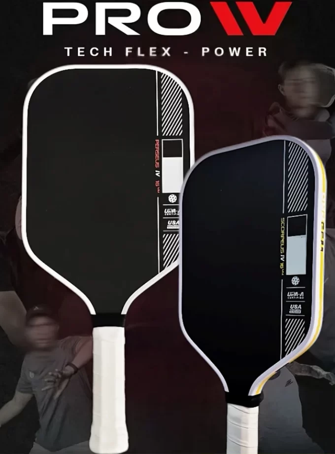 USAPA Approved Graphite Pickleball Paddle - Lightweight Precision Control Racquet for Indoor & Outdoor Play