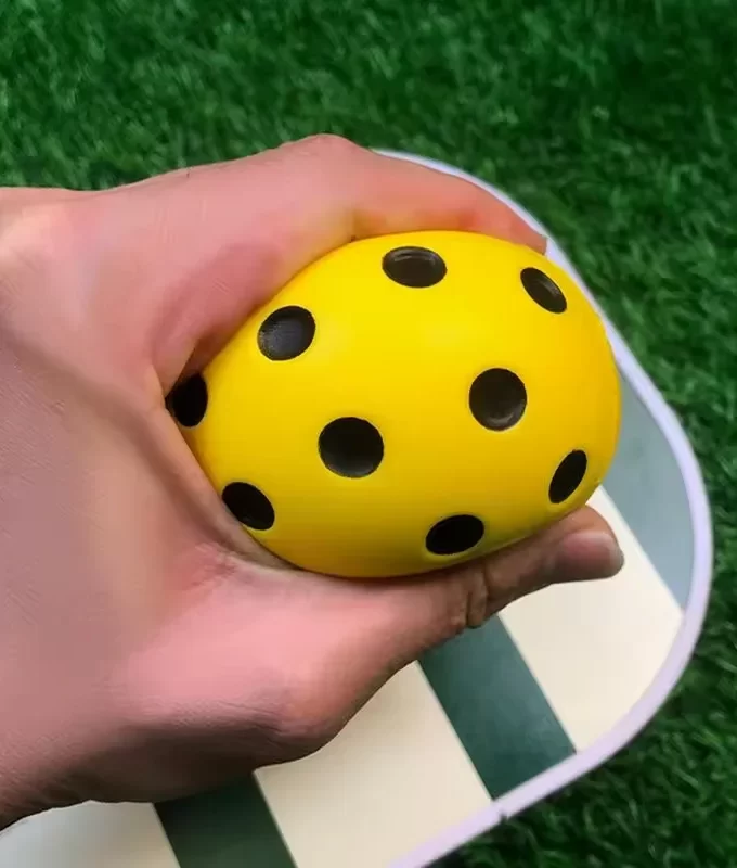 Quiet Pickleball Foam Balls for Indoor Practice - High Density Soft Foam Training Balls with Realistic Bounce